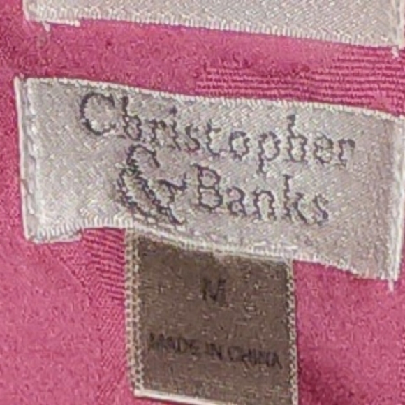 Christopher & Banks Lightweight Jacket w Zipper in Size Medium - Picture 2 of 3